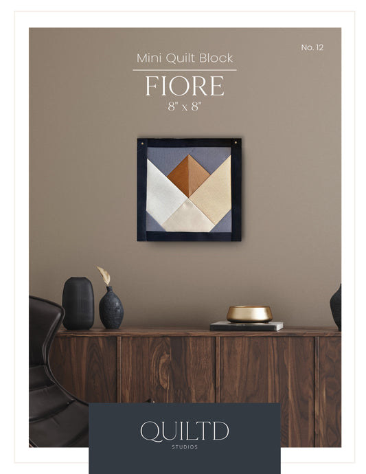 Fiore Quilt Block - 12 Minis in 12 Months (May)