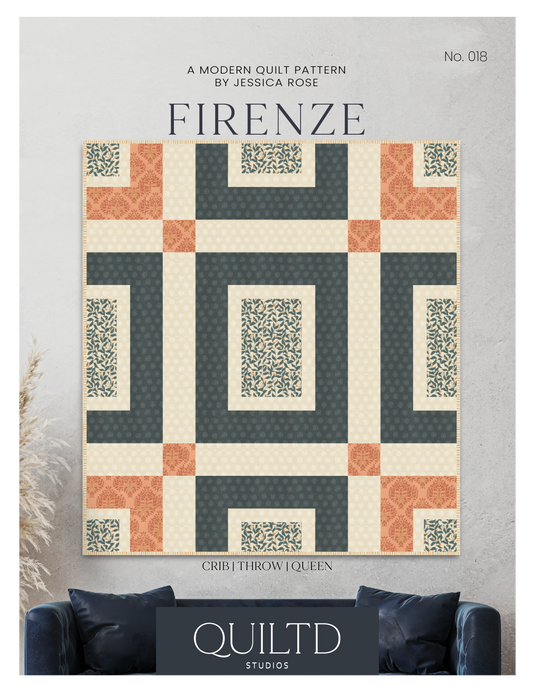 Firenze Modern Quilt Pattern - PDF Download