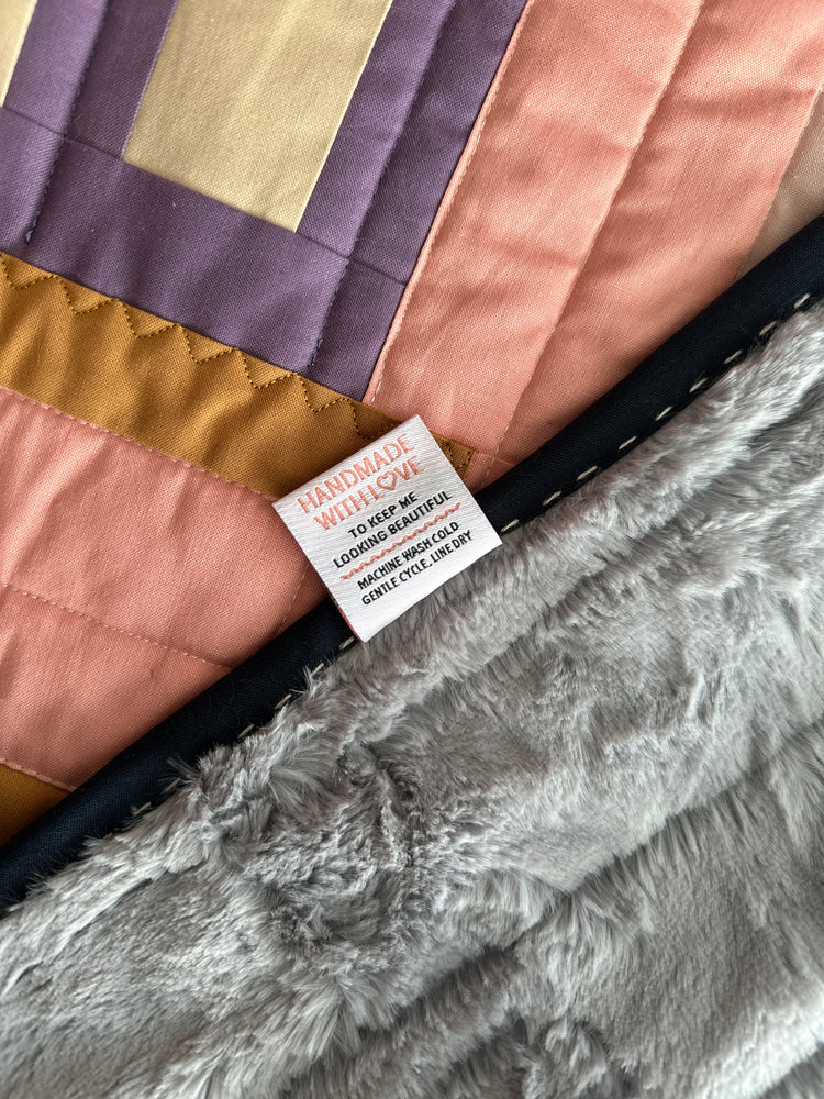 Quilt Labels for Quilts & Bags | Assorted Pack of 8: Woven + Write-On Cotton Quilt Labels