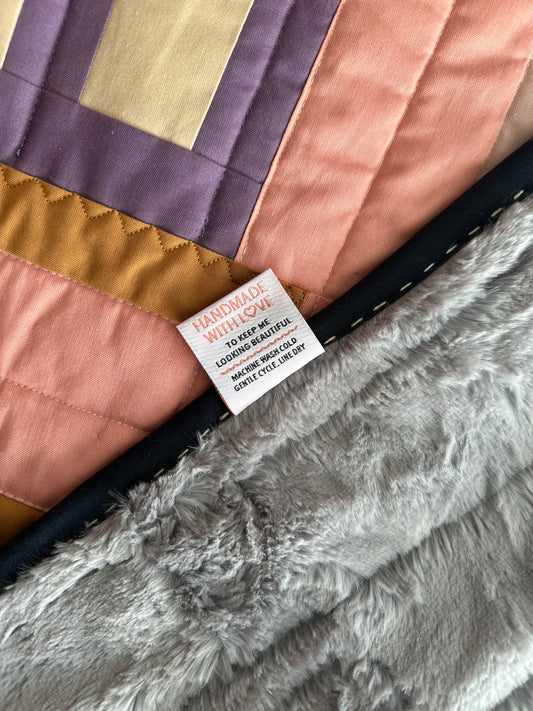 Quilt Labels for Quilts & Bags | Assorted Pack of 8: Woven + Write-On Cotton Quilt Labels