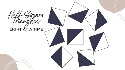 8 at-a-time Half Square Triangle Free PDF Download