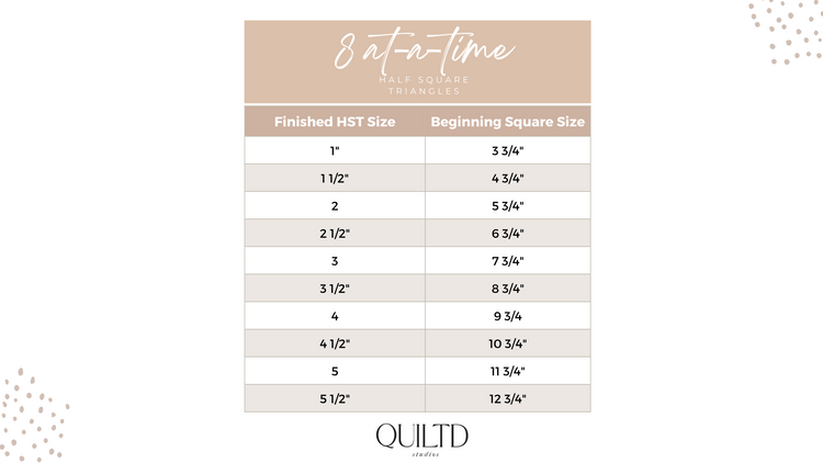 8 at-a-time Half Square Triangle Free PDF Download