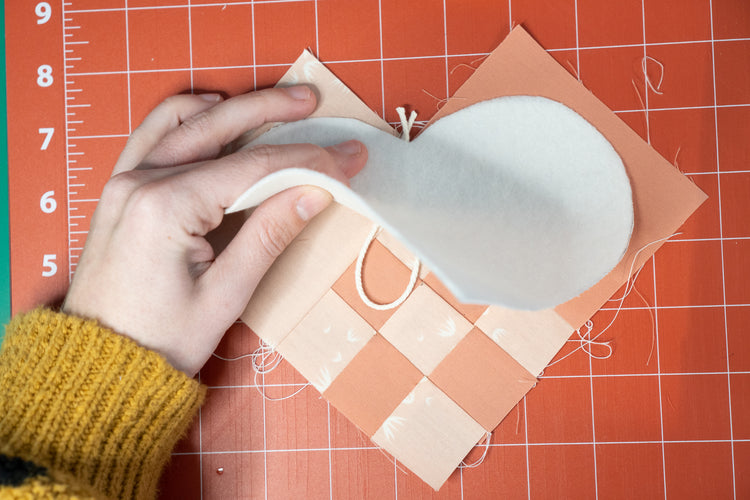 Scandinavian Quilted Heart Template