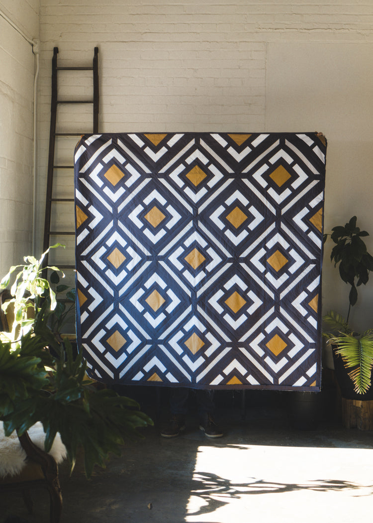 Roma Mid-Century Modern Quilt Pattern - PDF+ Download (includes step-by-step videos!)